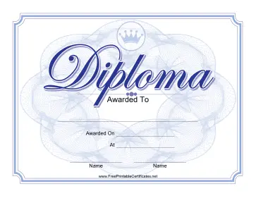 Diploma Crown