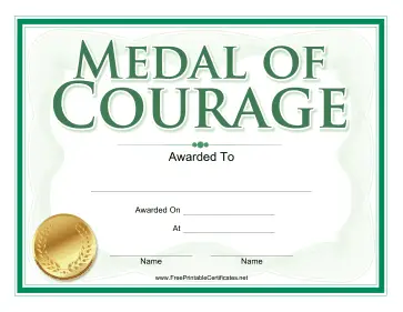 Medal of Courage Award