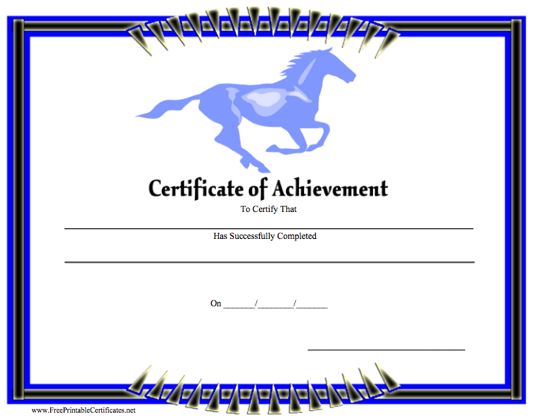Achievement - Horse