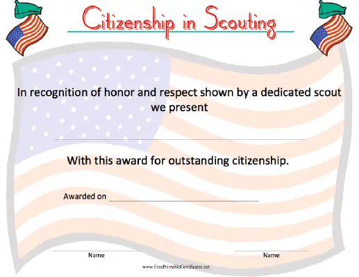 Citizenship in Scouting