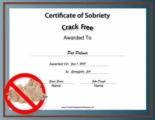Crack-Free certificate