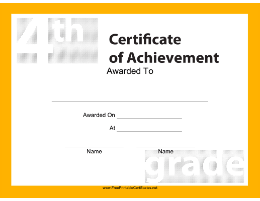 4th Grade Achievement