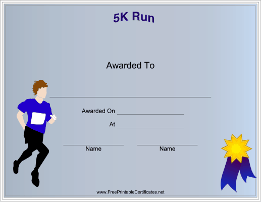 5k Participant Male