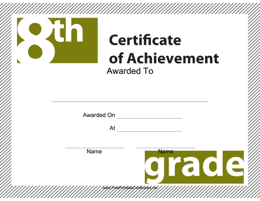 8th Grade Achievement