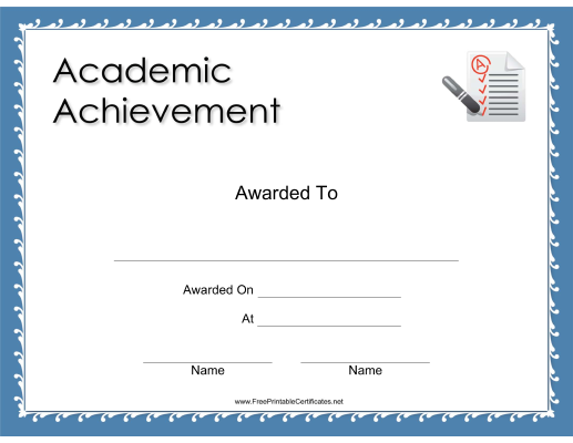 Academic Achievement