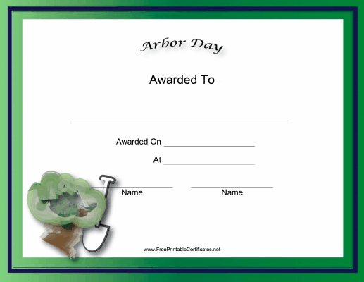 Arbor Day Holiday