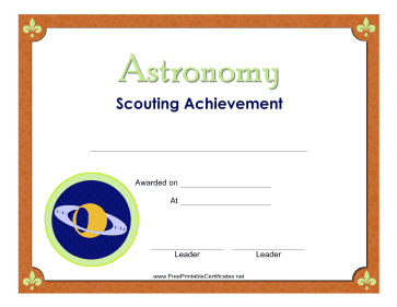 Astronomy Badge