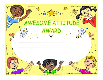 Awesome Attitude Award