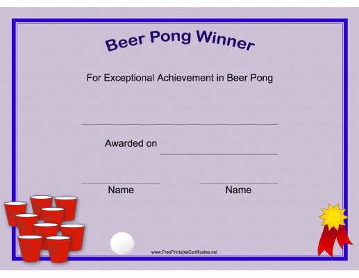 Beer Pong