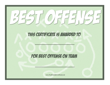 Best Offense Award