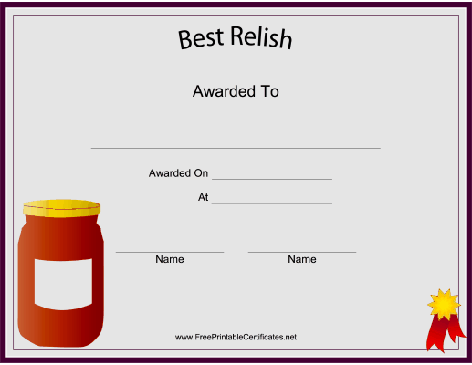 Best Relish