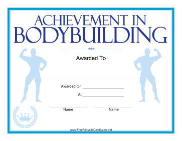 Bodybuilding Blue