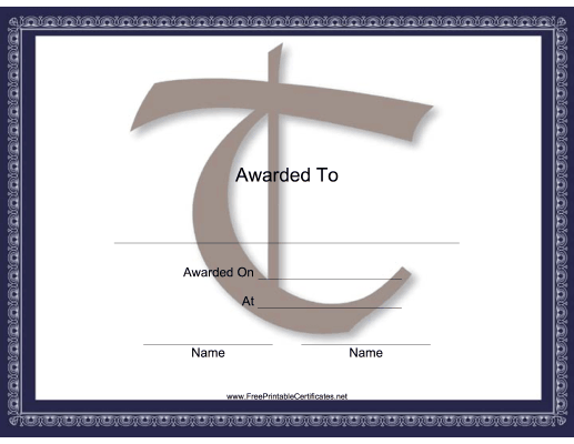 T Monogram