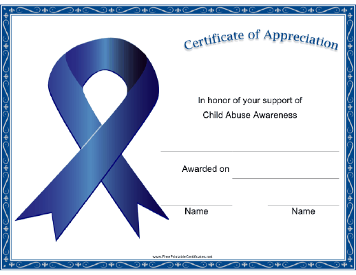 Child Abuse Awareness Ribbon