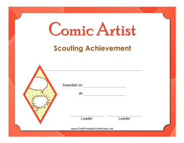 Comic Artist Badge