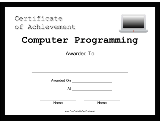 Computer Programming