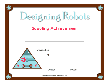 Designing Robots Badge