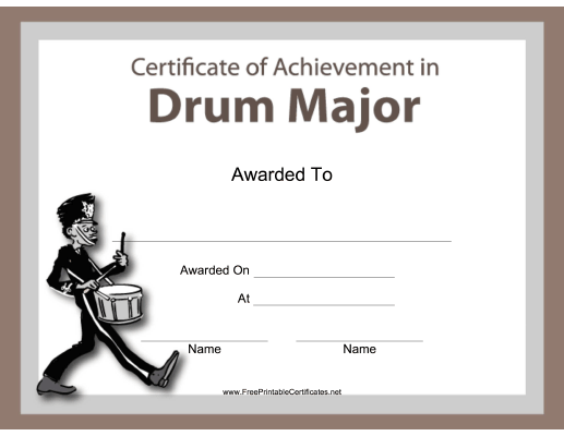 Drum Major Instrumental Music