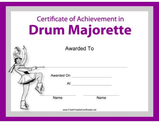 Drum Majorette Instrumental Music