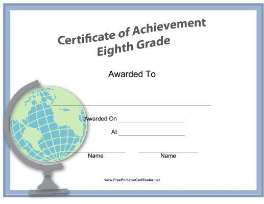 Eighth Grade Achievement