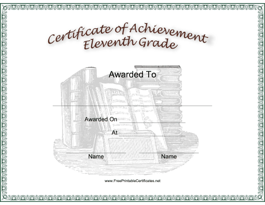 Eleventh Grade Achievement