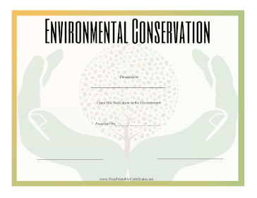 Environmental Conservation Award