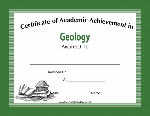 Geology Academic