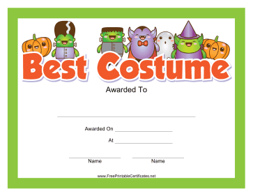 halloween certificate templates