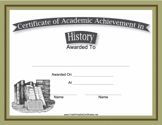 History Academic