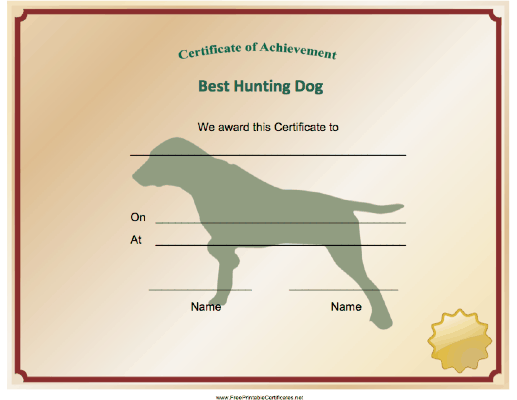 Hunting Dog Achievement