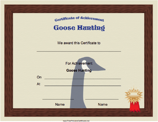 Hunting Goose Achievement