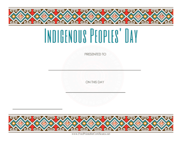 Indigenous Peoples Day