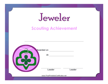 Jeweler Badge