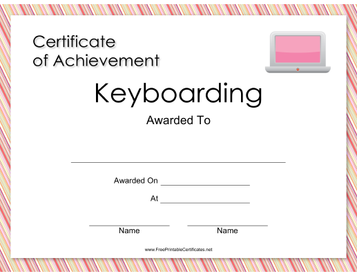 Keyboarding