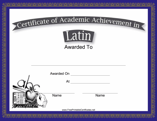 Latin Academic