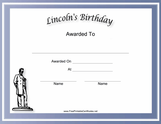 Lincolns Birthday Holiday