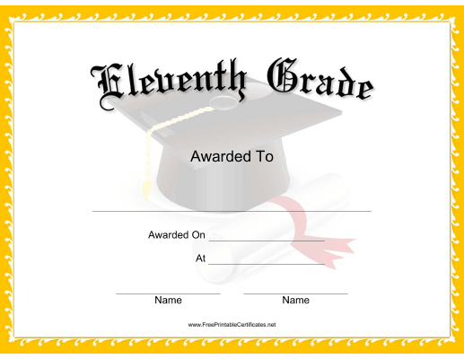 Mortarboard Grade 11