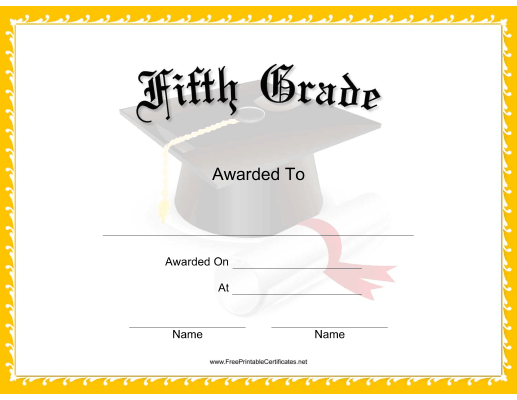 Mortarboard Grade 5