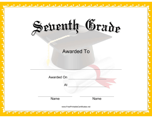 Mortarboard Grade 7