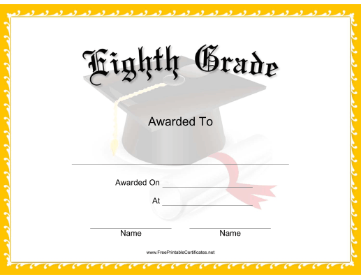 Mortarboard Grade 8