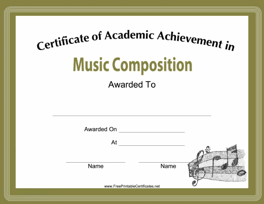 Music Composition Academic