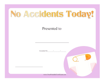 No Accidents Today