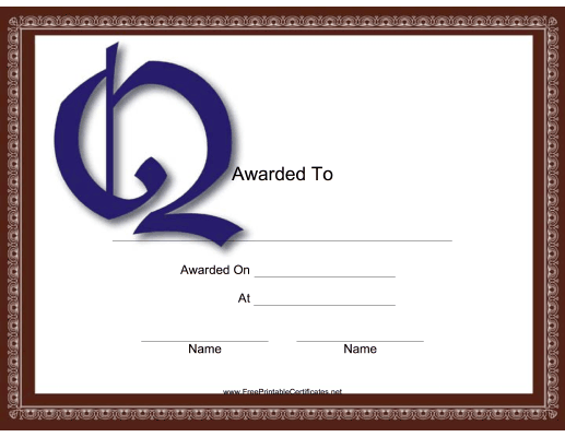 Offset Q Monogram