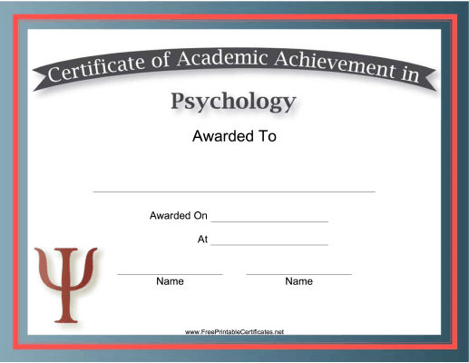 Psychology Academic