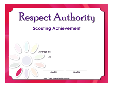 Respect Authority Badge