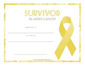 Survivor of Bladder Cancer