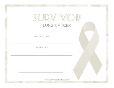 Survivor of Lung Cancer