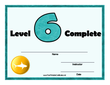 Swimming Lessons Level Six