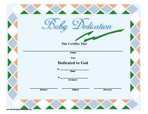 Baby Dedication