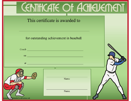 Baseball Achievement